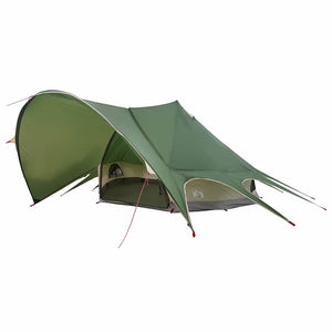 Tipi Zelt für 7 Personen, Grün/Grau, 600cm