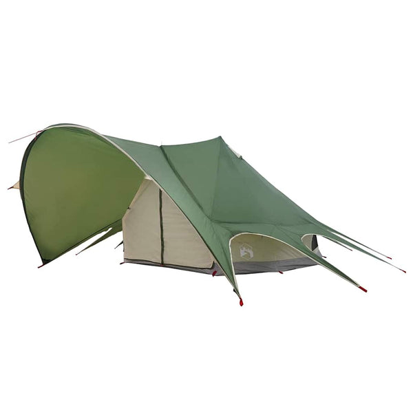 Tipi Zelt für 7 Personen, Grün/Grau, 600cm