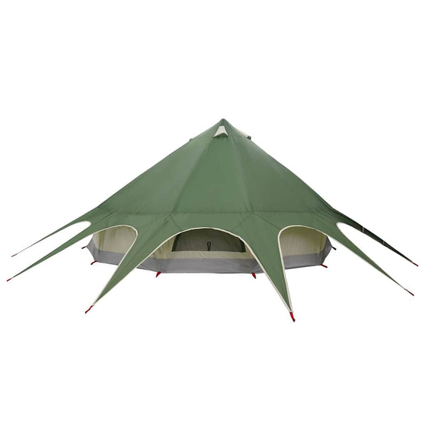 Tipi Zelt für 7 Personen, Grün/Grau, 600cm