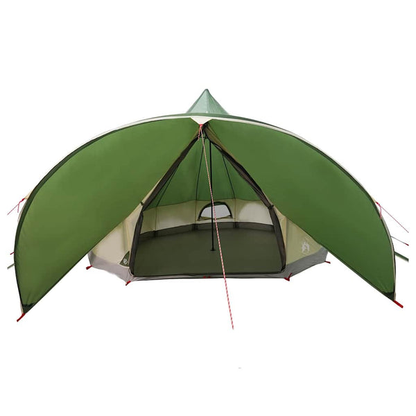 Tipi Zelt für 7 Personen, Grün/Grau, 600cm