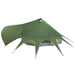 Tipi Zelt für 7 Personen, Grün/Grau, 600cm