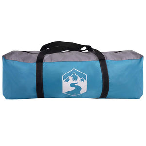 Tipi Zelt für 7 Personen, Blau/Grau