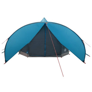 Tipi Zelt für 7 Personen, Blau/Grau