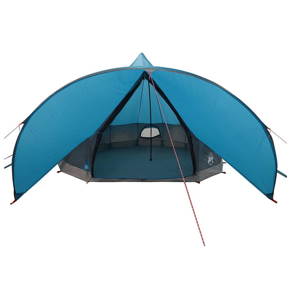 Tipi Zelt für 7 Personen, Blau/Grau