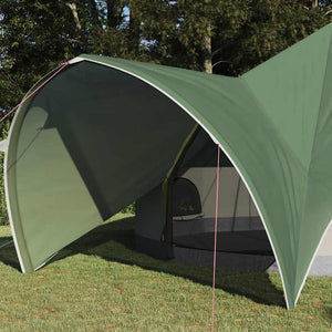 Tipi Zelt für 9 Personen, Grün/Grau