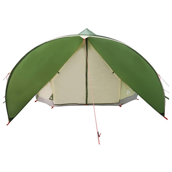 Tipi Zelt für 9 Personen, Grün/Grau