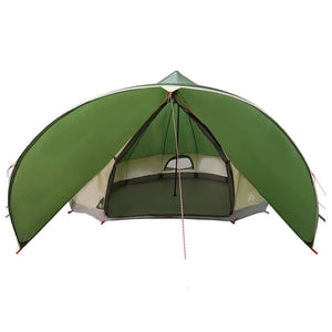 Tipi Zelt für 9 Personen, Grün/Grau