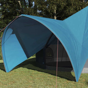 Tipi Zelt für 9 Personen, Blau/Grau