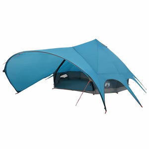 Tipi Zelt für 9 Personen, Blau/Grau