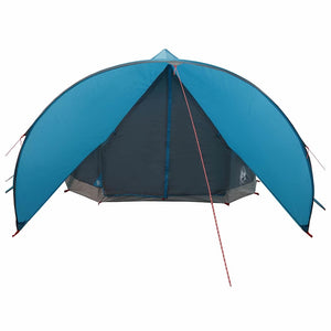 Tipi Zelt für 9 Personen, Blau/Grau