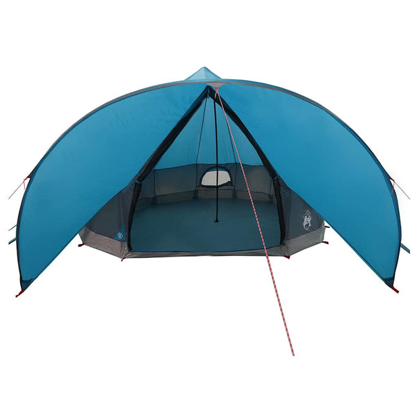 Tipi Zelt für 9 Personen, Blau/Grau