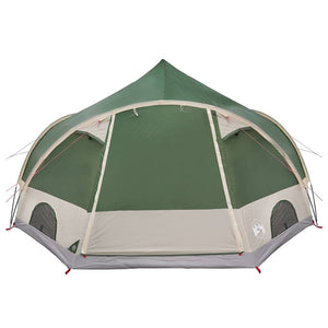 4-Personen Dome Zelt mit Dach, Grün