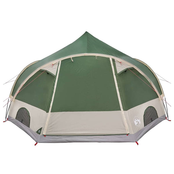 4-Personen Dome Zelt mit Dach, Grün