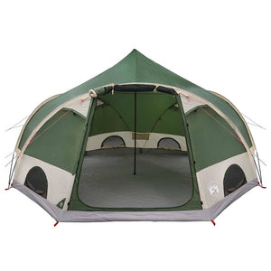 4-Personen Dome Zelt mit Dach, Grün