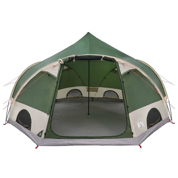 4-Personen Dome Zelt mit Dach, Grün