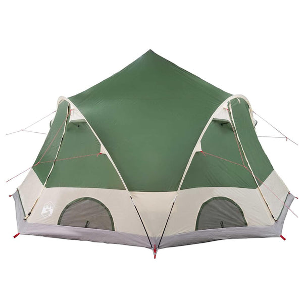 4-Personen Dome Zelt mit Dach, Grün
