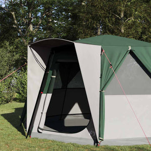 vidaXL Tente pour 6 personnes avec toit Vert 425 x 396 x 222 cm