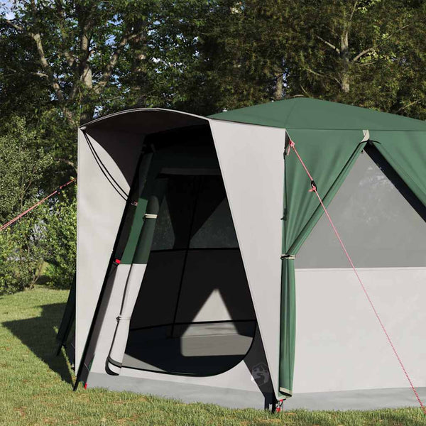 vidaXL Tente pour 6 personnes avec toit Vert 425 x 396 x 222 cm