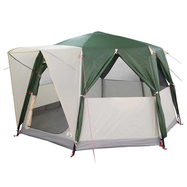vidaXL Tente pour 6 personnes avec toit Vert 425 x 396 x 222 cm