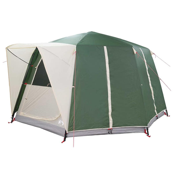 vidaXL Tente pour 6 personnes avec toit Vert 425 x 396 x 222 cm
