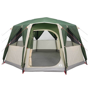 vidaXL Tente pour 6 personnes avec toit Vert 425 x 396 x 222 cm