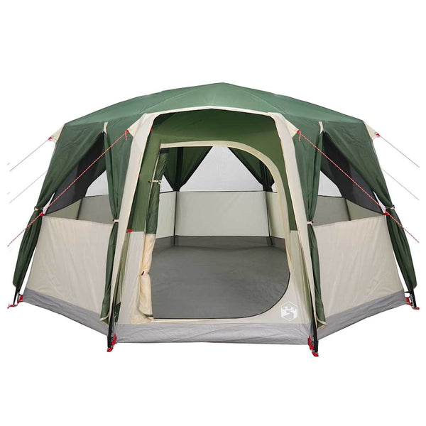 vidaXL Tente pour 6 personnes avec toit Vert 425 x 396 x 222 cm