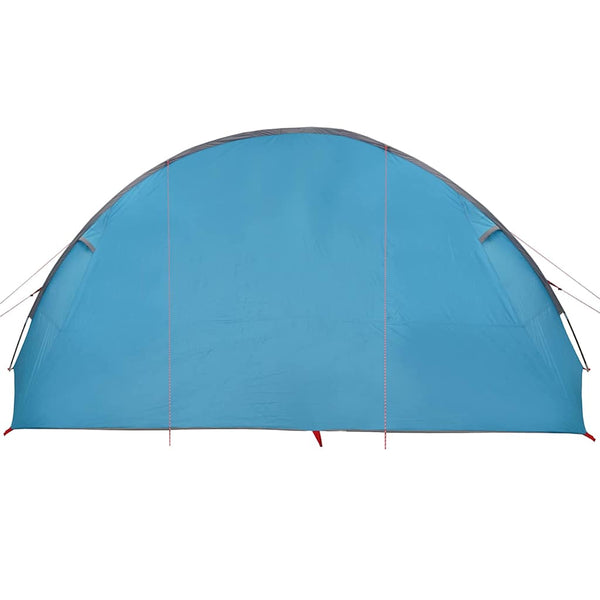6-Personen Tunnelzelt, Blau/Grau, 700x590x215cm