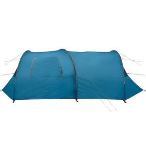 6-Personen Tunnelzelt, Blau/Grau, 700x590x215cm