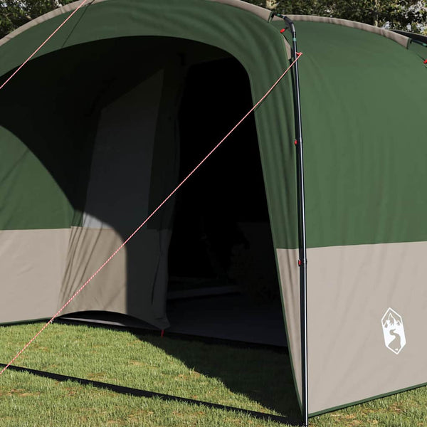vidaXL Tente familiale pour 12 personnes vert et blanc 760 x 645 x 230 cm