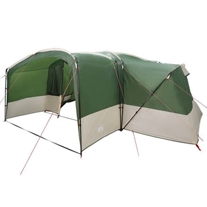 vidaXL Tente familiale pour 12 personnes vert et blanc 760 x 645 x 230 cm