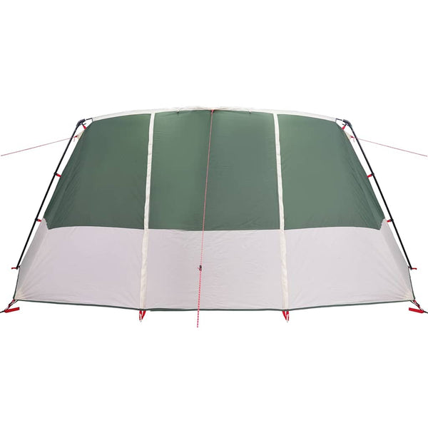 vidaXL Tente familiale pour 12 personnes vert et blanc 760 x 645 x 230 cm