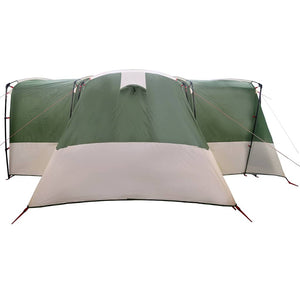 vidaXL Tente familiale pour 12 personnes vert et blanc 760 x 645 x 230 cm