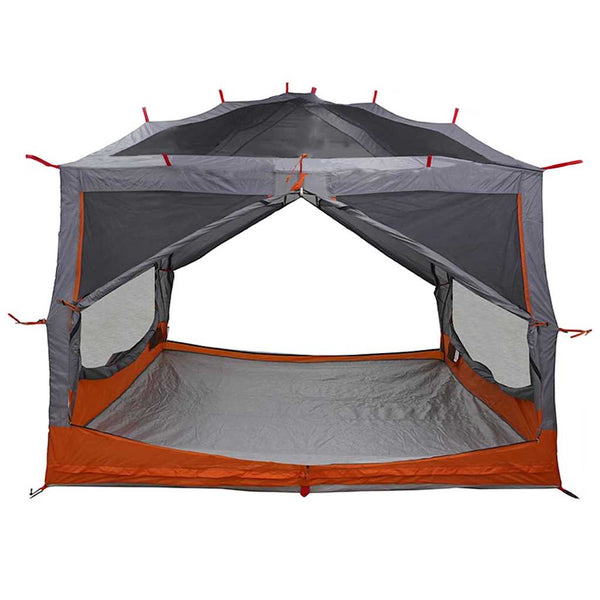 7-Personen Innenzelt Grau/Orange 300x300x250cm