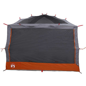 7-Personen Innenzelt Grau/Orange 300x300x250cm