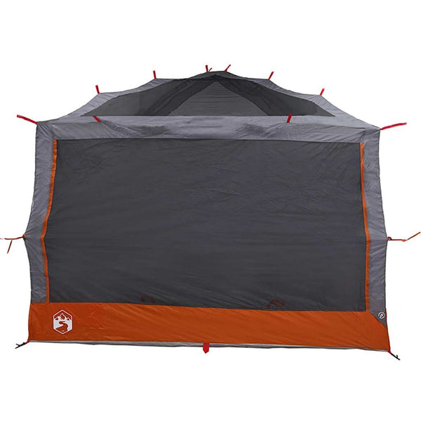 7-Personen Innenzelt Grau/Orange 300x300x250cm