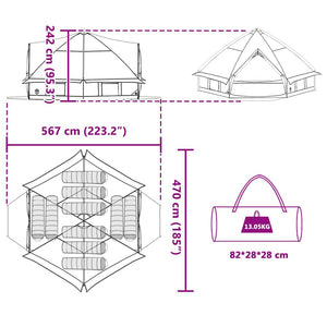 Tipi Zelt für 10 Personen