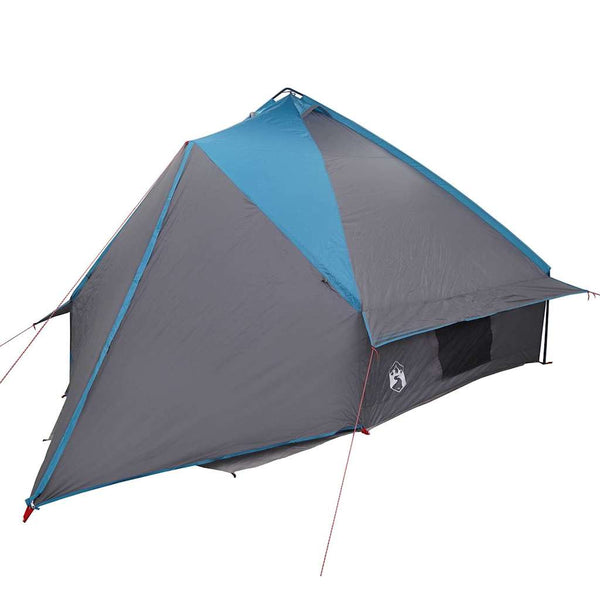 Tipi Zelt für 10 Personen, Blau/Grau