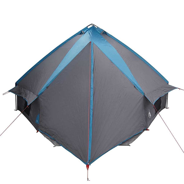 Tipi Zelt für 10 Personen, Blau/Grau