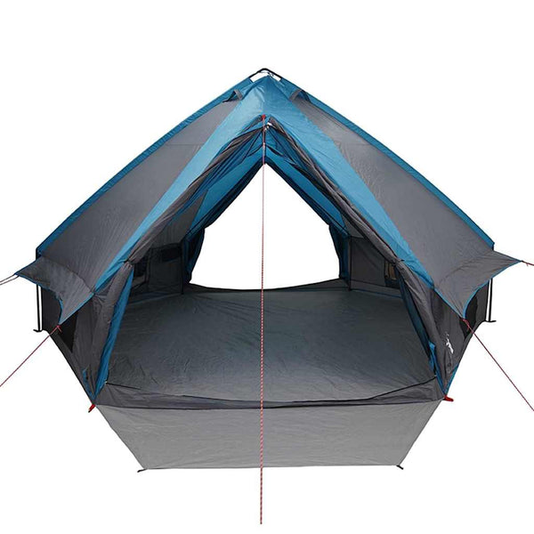Tipi Zelt für 10 Personen, Blau/Grau