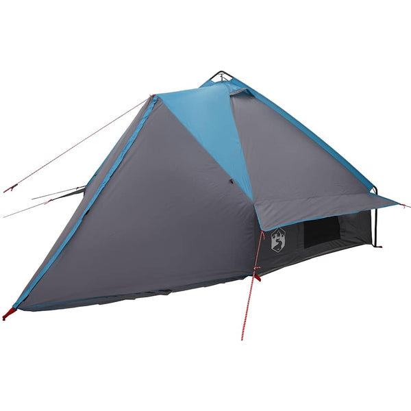Tipi Zelt für 6 Personen, Blau/Grau