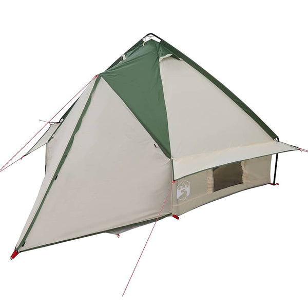 Tipi Zelt für 4 Personen, Grün/Grau