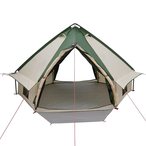 Tipi Zelt für 4 Personen, Grün/Grau