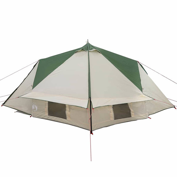 Tipi Zelt für 4 Personen, Grün/Grau