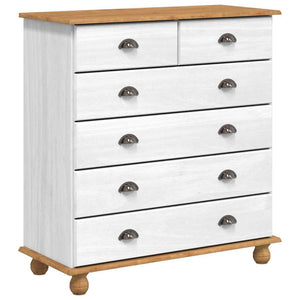 Weißer Kiefernholz Hutch, 91 cm