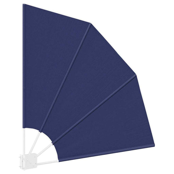 vidaXL Brise-vue de balcon bleu marine 115 x 115 cm polyester