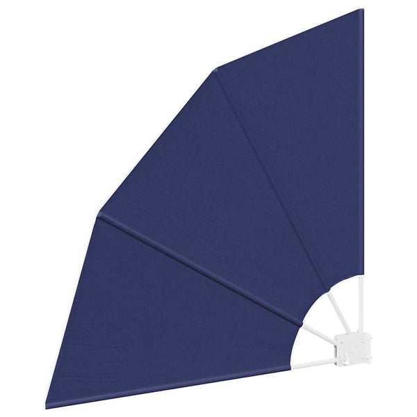 vidaXL Brise-vue de balcon bleu marine 115 x 115 cm polyester