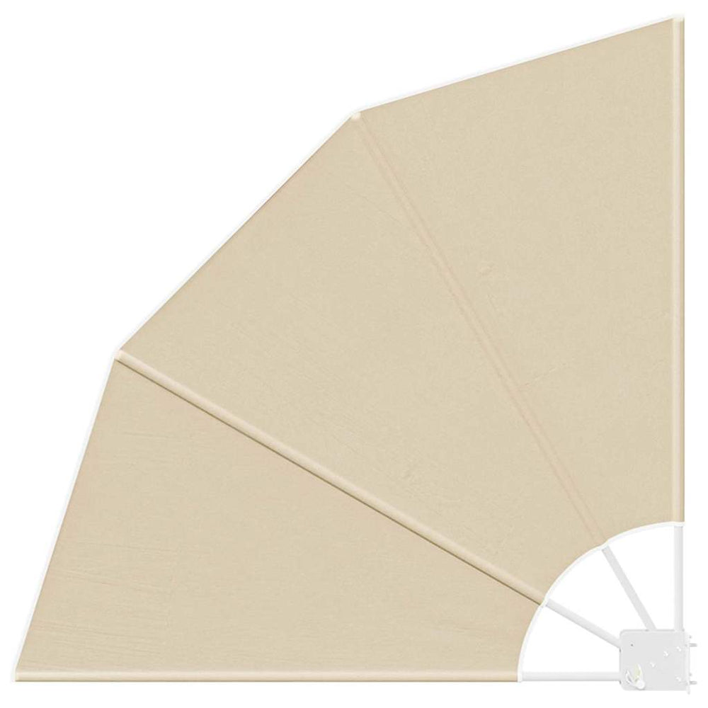 Beige Balkon Sichtschutz 115x115cm