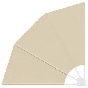 vidaXL Brise-vue de balcon Beige 115 x 115 cm Polyester