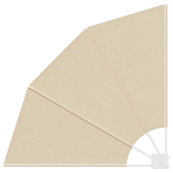 vidaXL Brise-vue de balcon Beige 115 x 115 cm Polyester