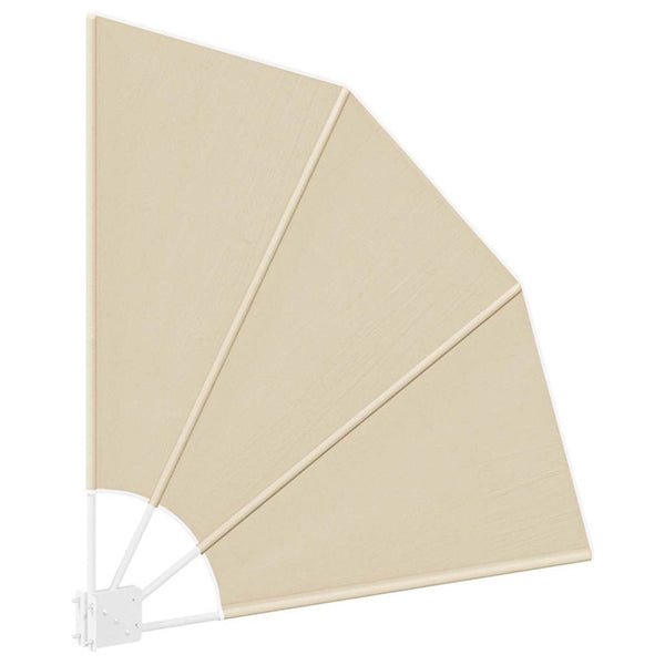 vidaXL Brise-vue de balcon Beige 115 x 115 cm Polyester